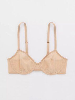 Aerie SMOOTHEZ Mesh Unlined Bra NWT – Sands – 2 Available – 34DD & 34DDD